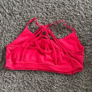 Fabletics Sports Bra Hot Pink Size Large